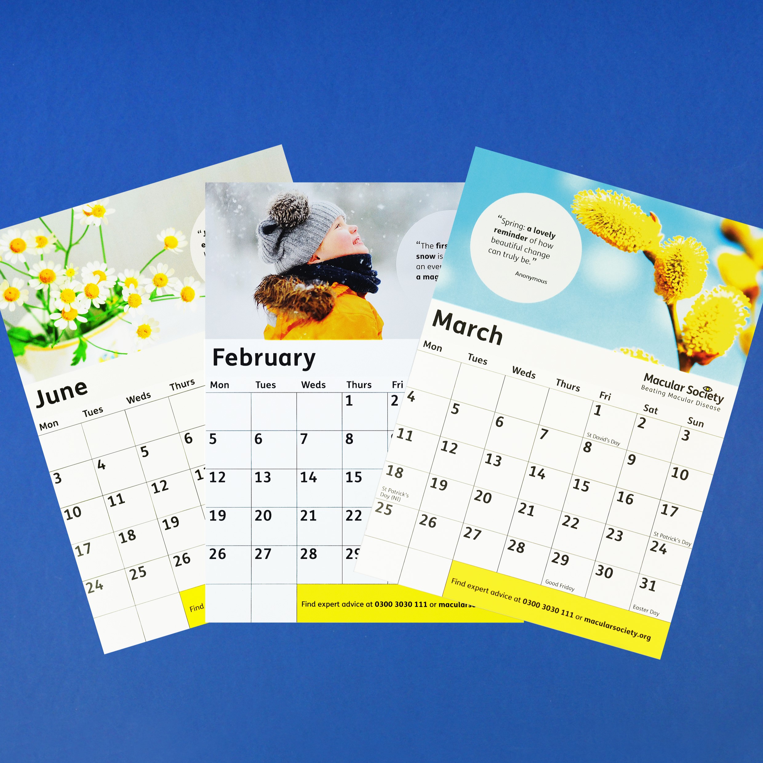 Large Print 2024 Calendar Macular Society   2024 Calendar 3 