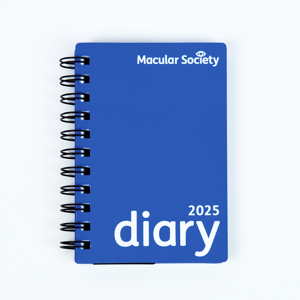 Blue Diary Flat Lay Front