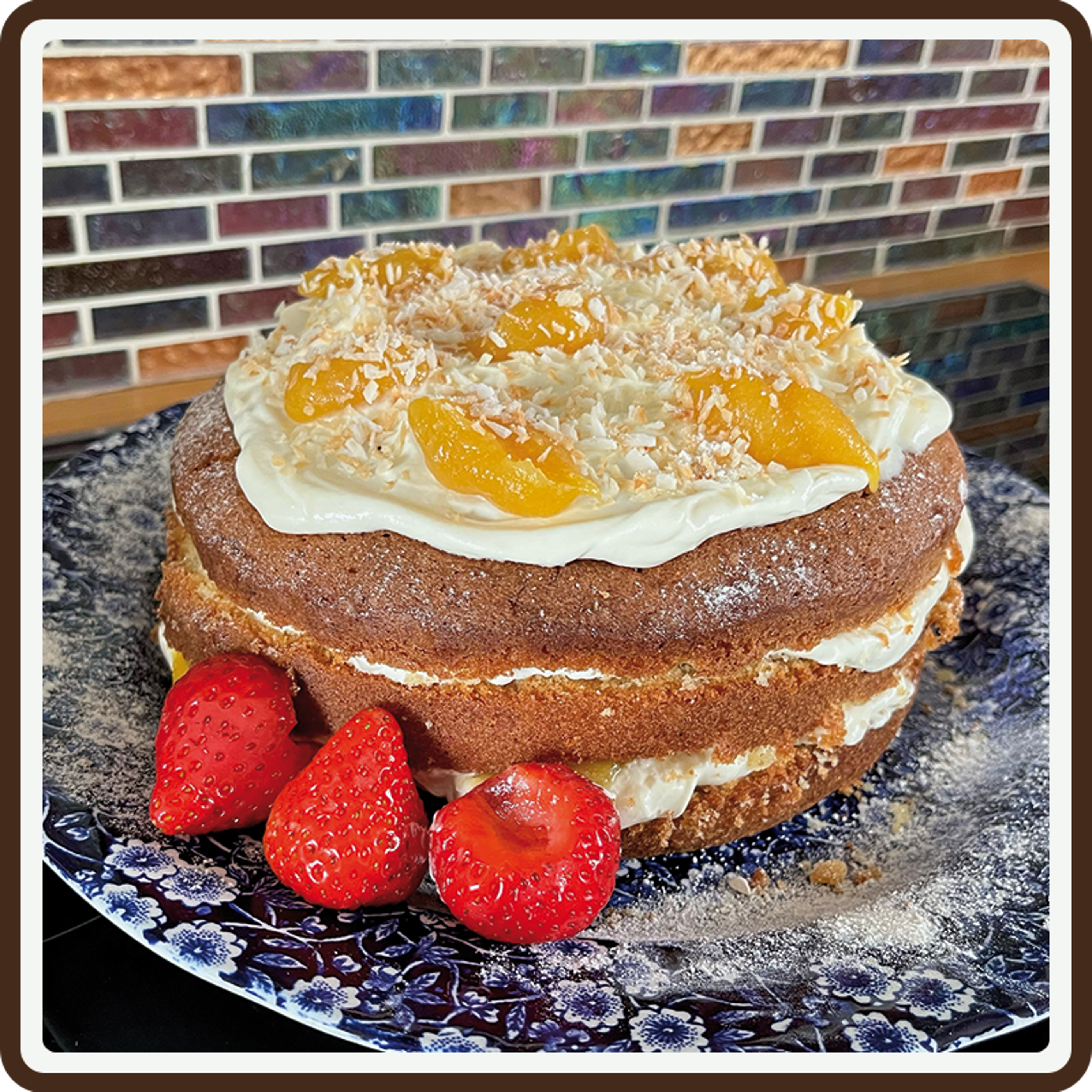 Susie's Coconut and curd cake