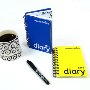 Yellow And Blue Diary2025