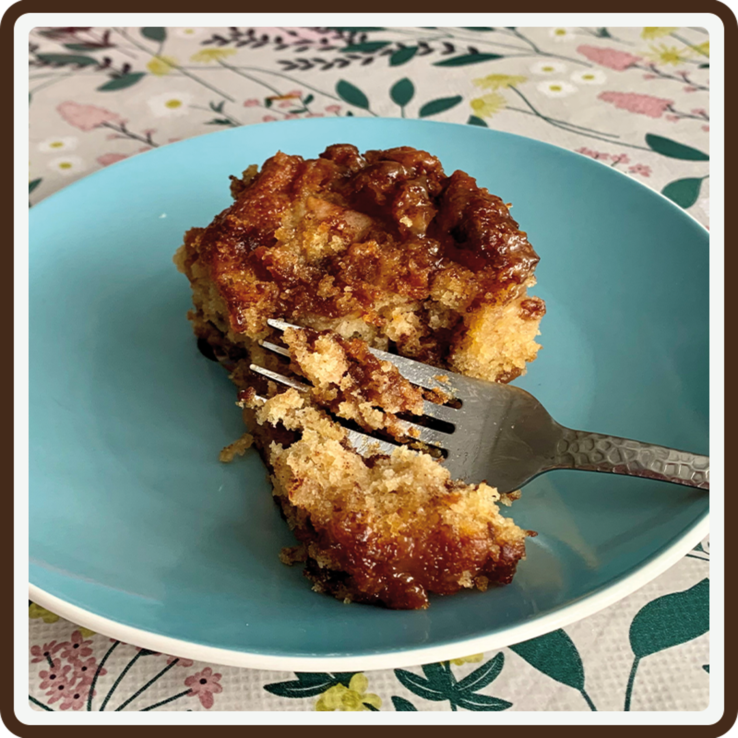 Claire’s cinnamon and toffee apple cake